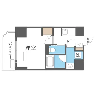 エスライズ西本町【4階】の間取り