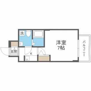 セレニテ上町台【5階】の間取り