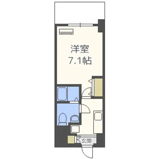 ラクラス新大阪【8階】の間取り
