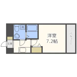 メインステージ西天満T's SQUARE【9階】の間取り