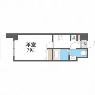 ラクラス福島野田【7階】の間取り