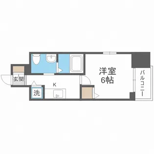 エスリード新大阪NORTH【9階】の間取り