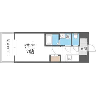 エスリードレジデンス大阪福島サウスフラッツ【8階】の間取り