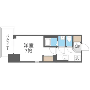 エスリードレジデンス大阪福島サウスフラッツ【5階】の間取り