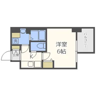 エスリード新大阪グランファースト【2階】の間取り