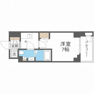ワールドアイ大阪城EASTアドバンス【8階】の間取り