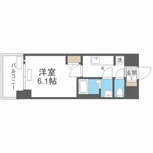 プレサンス野江内代ペルティエ【3階】の間取り