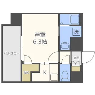 エスリード阿波座レジデンス【9階】の間取り