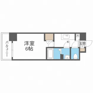 ファステート大阪上本町ソーレ【3階】の間取り