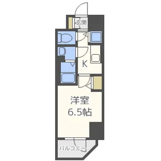 プレサンス北浜パレス【3階】の間取り