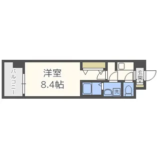 サムティ福島NORTH【7階】の間取り