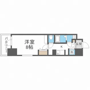 La Douceur玉造【7階】の間取り