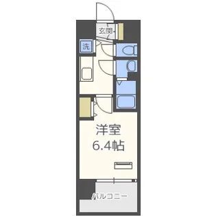 レオンコンフォート京橋【11階】の間取り