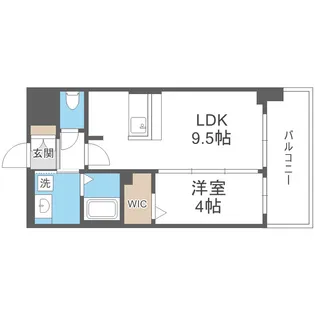 S-RESIDENCE東三国amante【9階】の間取り