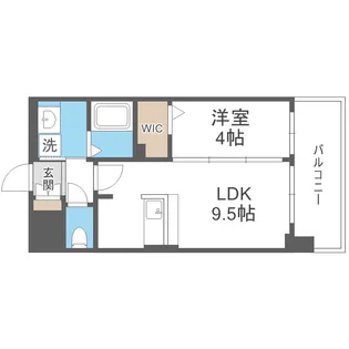 S-RESIDENCE東三国amante【3階】の間取り