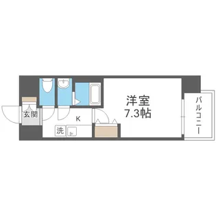 LIVIAZ SHIN-OSAKA Ciel【4階】の間取り