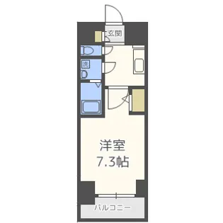 プランドール新大阪PARKレジデンス【3階】の間取り