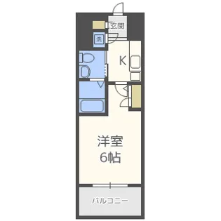 エスリード福島シティグランツ【8階】の間取り