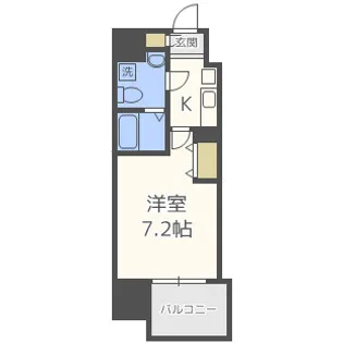 アドバンス大阪ルーチェ【12階】の間取り