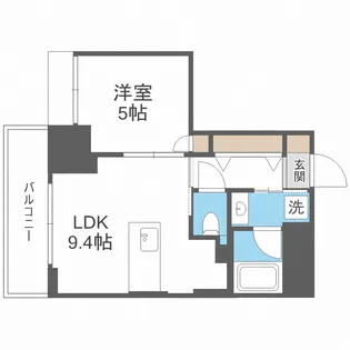 Wave on Horie Tower【3階】の間取り