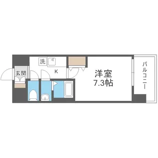 LIVIAZ SHIN-OSAKA Ciel【8階】の間取り