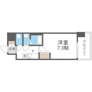 LIVIAZ SHIN-OSAKA Ciel【7階】の間取り