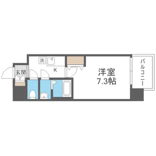 LIVIAZ SHIN-OSAKA Ciel【10階】の間取り