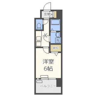 レジュールアッシュ京橋【5階】の間取り