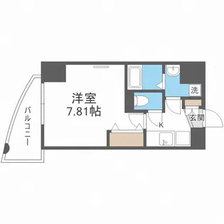 Luxe難波WEST【10階】の間取り