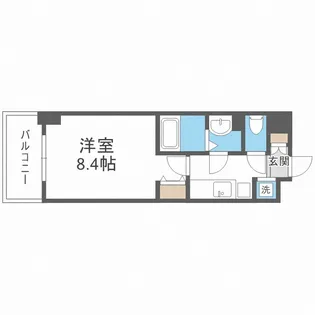 LuxeNAMBA【4階】の間取り