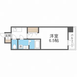 エスリードレジデンス大阪難波【4階】の間取り