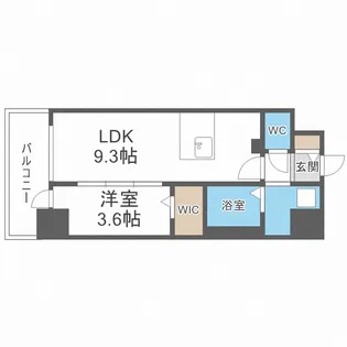 ファステート難波グランプリ【4階】の間取り
