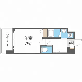 S-FORT難波西【9階】の間取り