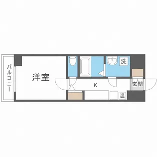 U-ro難波南【6階】の間取り