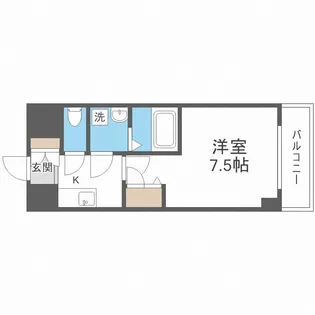 グランデュール大今里西【5階】の間取り