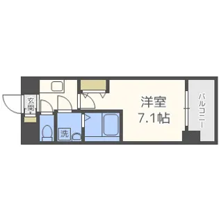 アドバンス大阪城グロリア【9階】の間取り