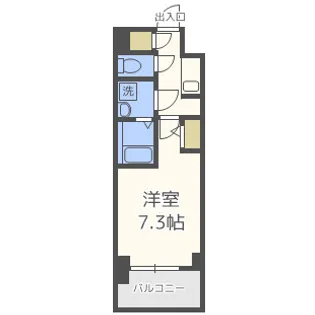 サムティ大阪GRAND EAST【2階】の間取り