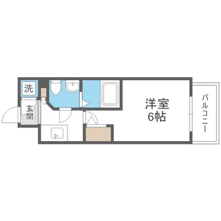 エスリード大阪NAGAHORI GATE【8階】の間取り