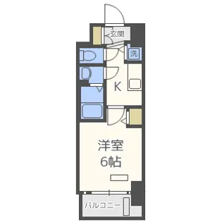プレサンス新大阪コアシティ【4階】の間取り