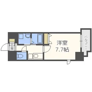 LA DOUCEUR梅田EAST【15階】の間取り