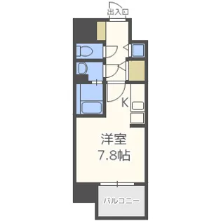 BLAU本町東【4階】の間取り