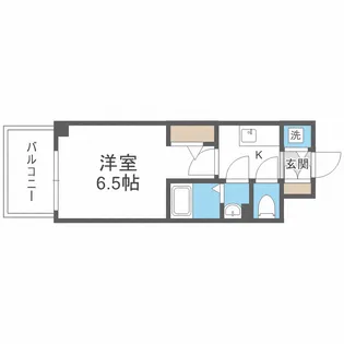 JMFレジデンス桜ノ宮【9階】の間取り