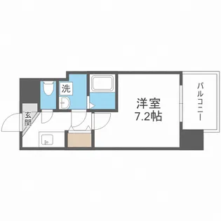 BROAD 新うめきたRESIDENCE【9階】の間取り
