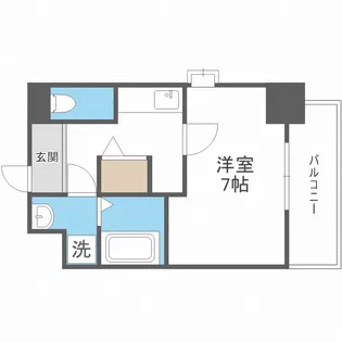 L-IDEA MINAMIHORIE【8階】の間取り