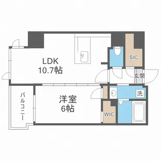 La Douceur西天満【8階】の間取り