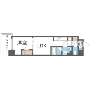 アーバネックス梅田中崎町Ⅱ【3階】の間取り
