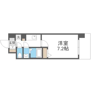 ファーストフィオーレ北大阪ミラージュ【7階】の間取り