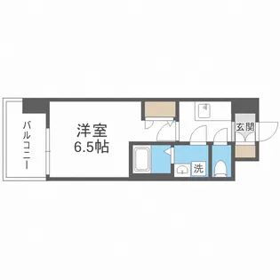 レジュールアッシュ三国本町【14階】の間取り