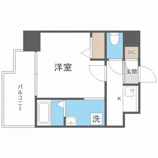 エスリードレジデンス大阪グランノースⅡ【2階】の間取り