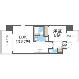 プレジオ御幣島ASIAN【2階】の間取り